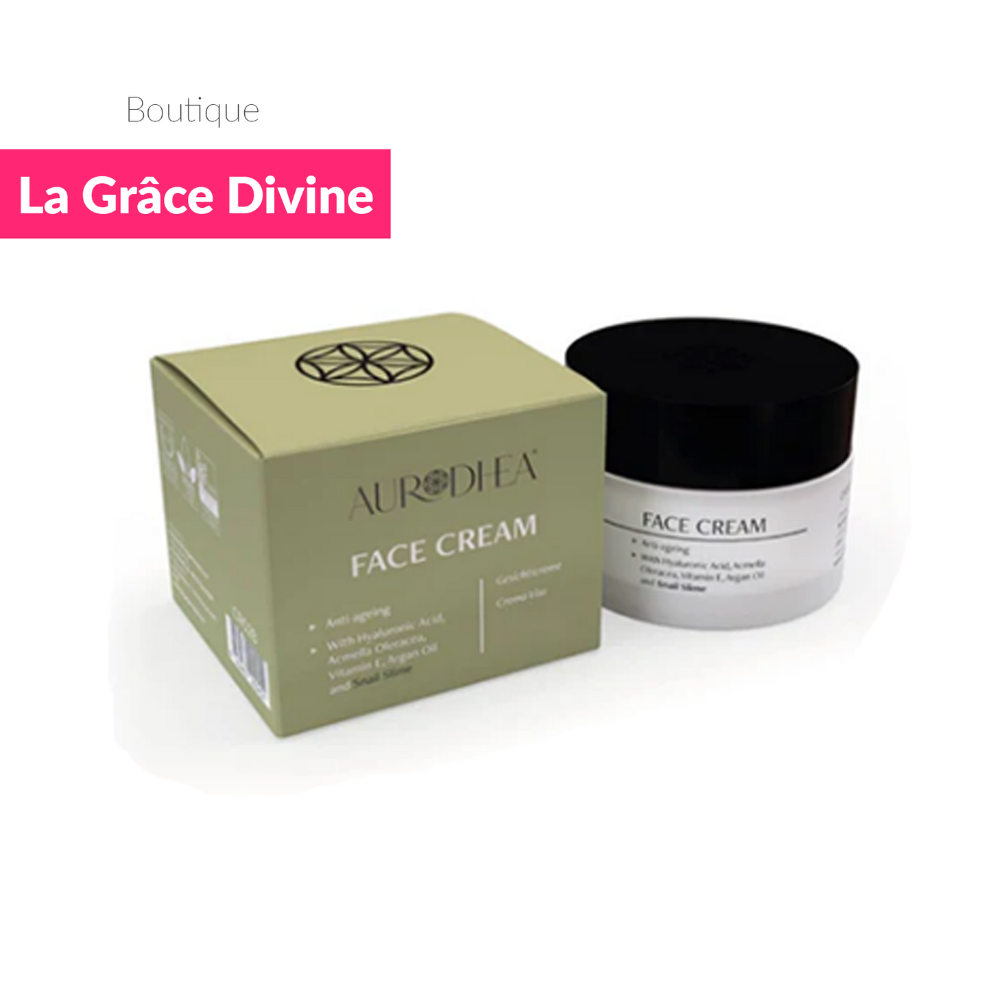 CRÈME VISAGE ANTI-ÂGE À LA BAVE D’ESCARGOT - 50 ML